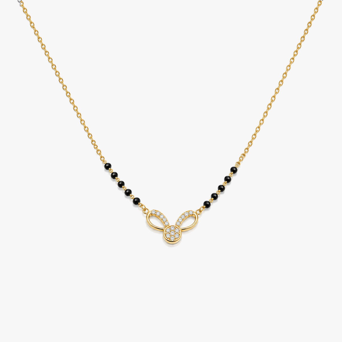 Demi Silver Mangalsutra
