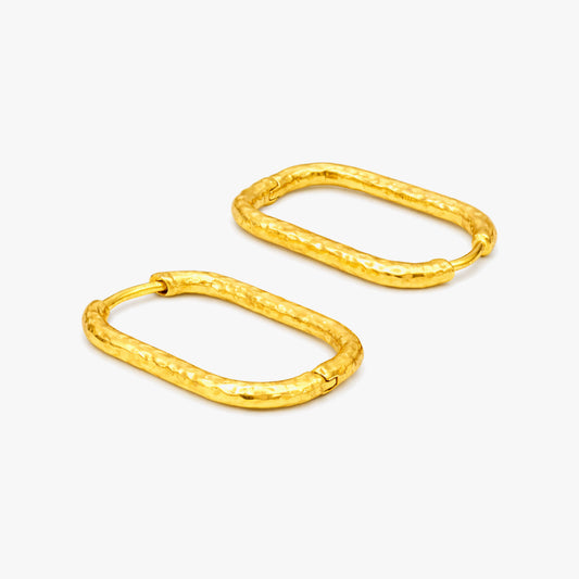 Ilia Silver Huggies Earrings