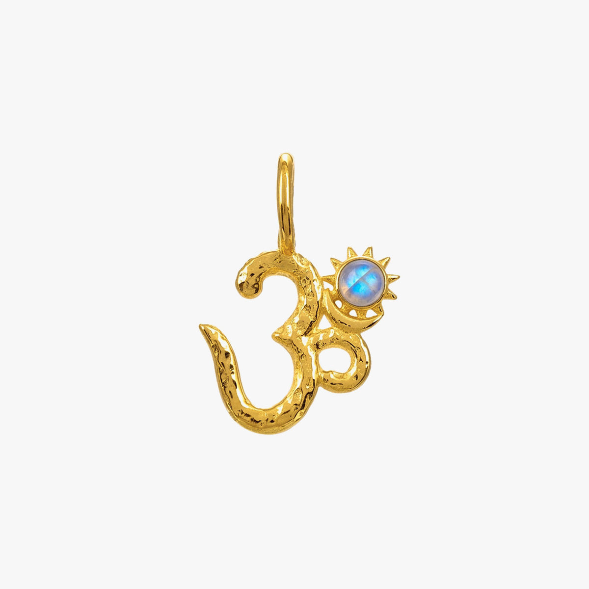 Lucy Silver Moonstone OM Pendant