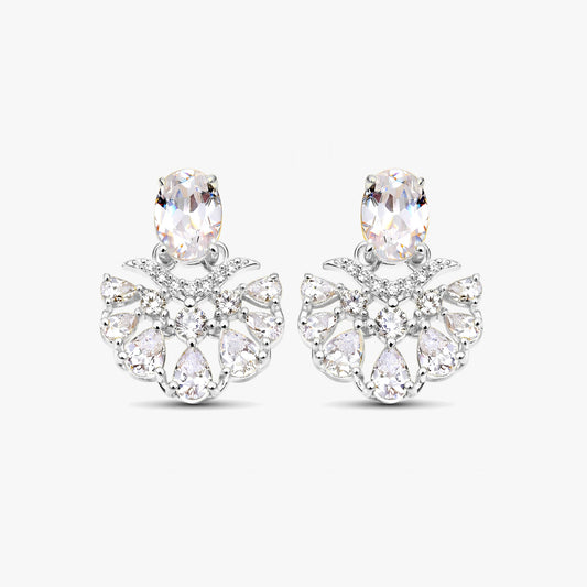 Jela Silver Stud Earrings