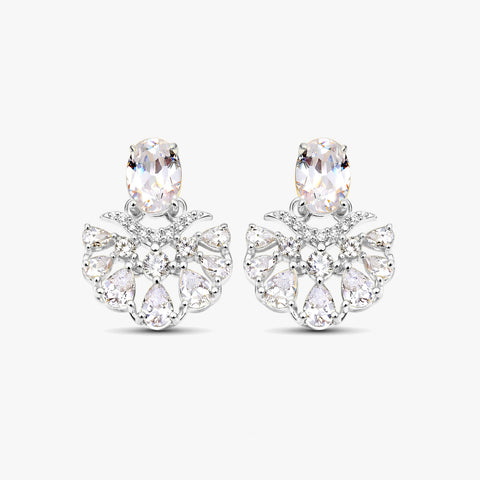 Jela Silver Stud Earrings