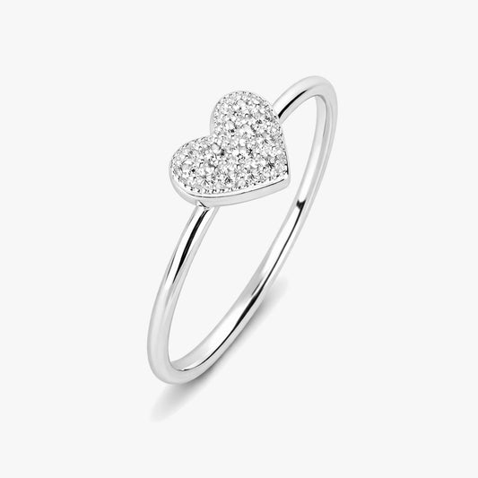 Nora Silver Zirconia Adjustable Ring