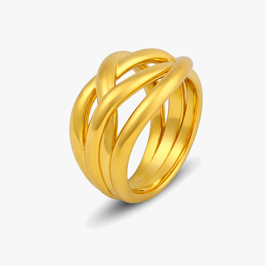 Sia Silver Adjustable Ring