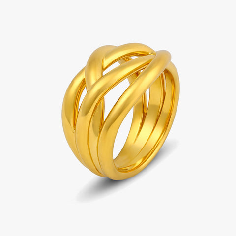 Sia Silver Adjustable Ring