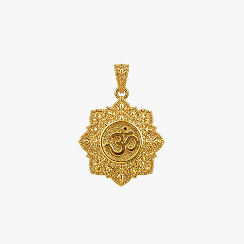 Lily Silver OM  Pendant