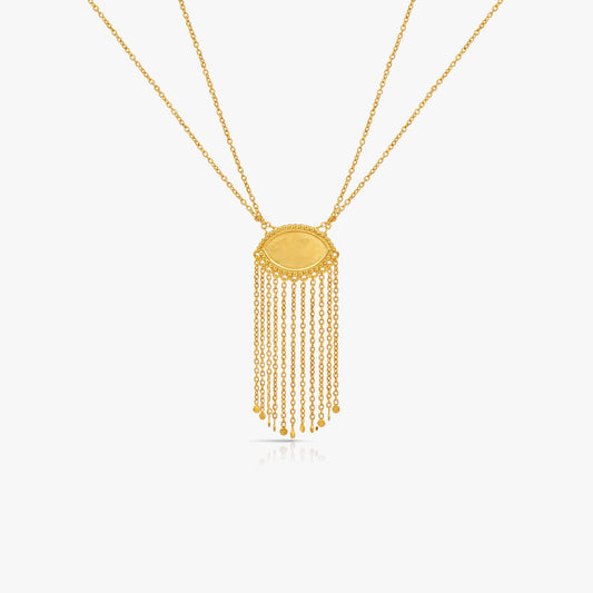 Demi Silver Tussle Necklace