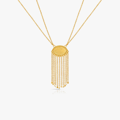 Demi Silver Tussle Necklace