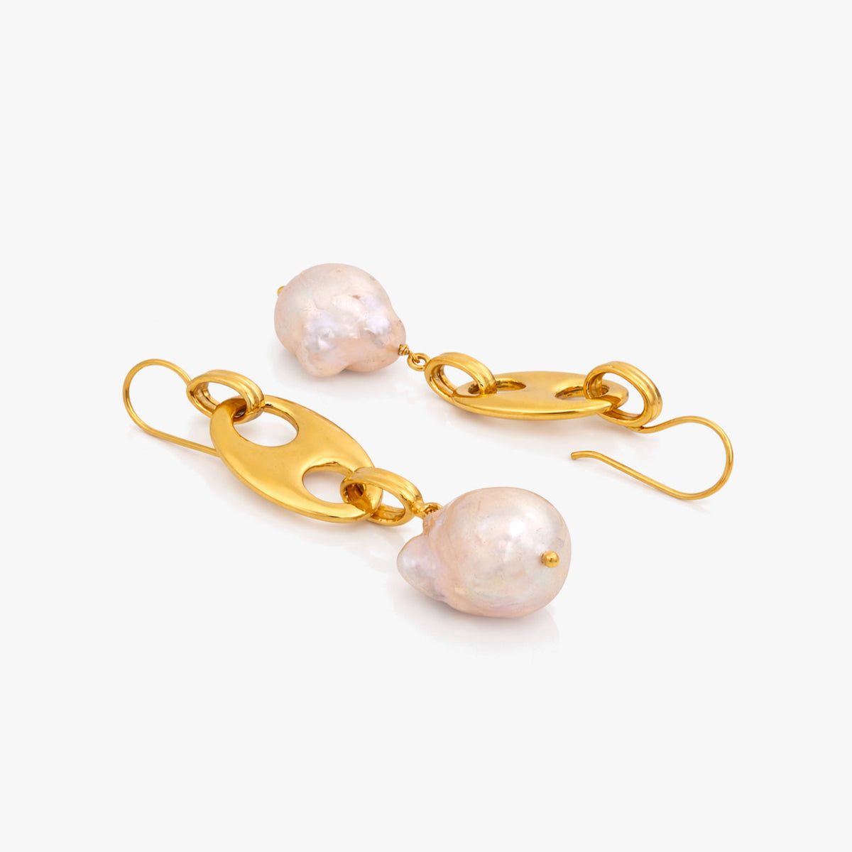 Rina Silver Pearl Earrings