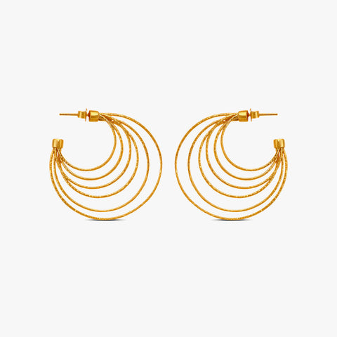 Nyra Silver Wire Earrings