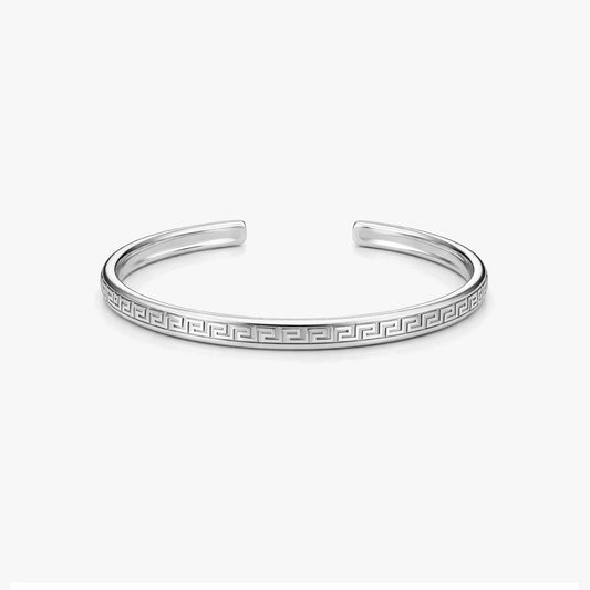Mack Silver Bangle Bracelet