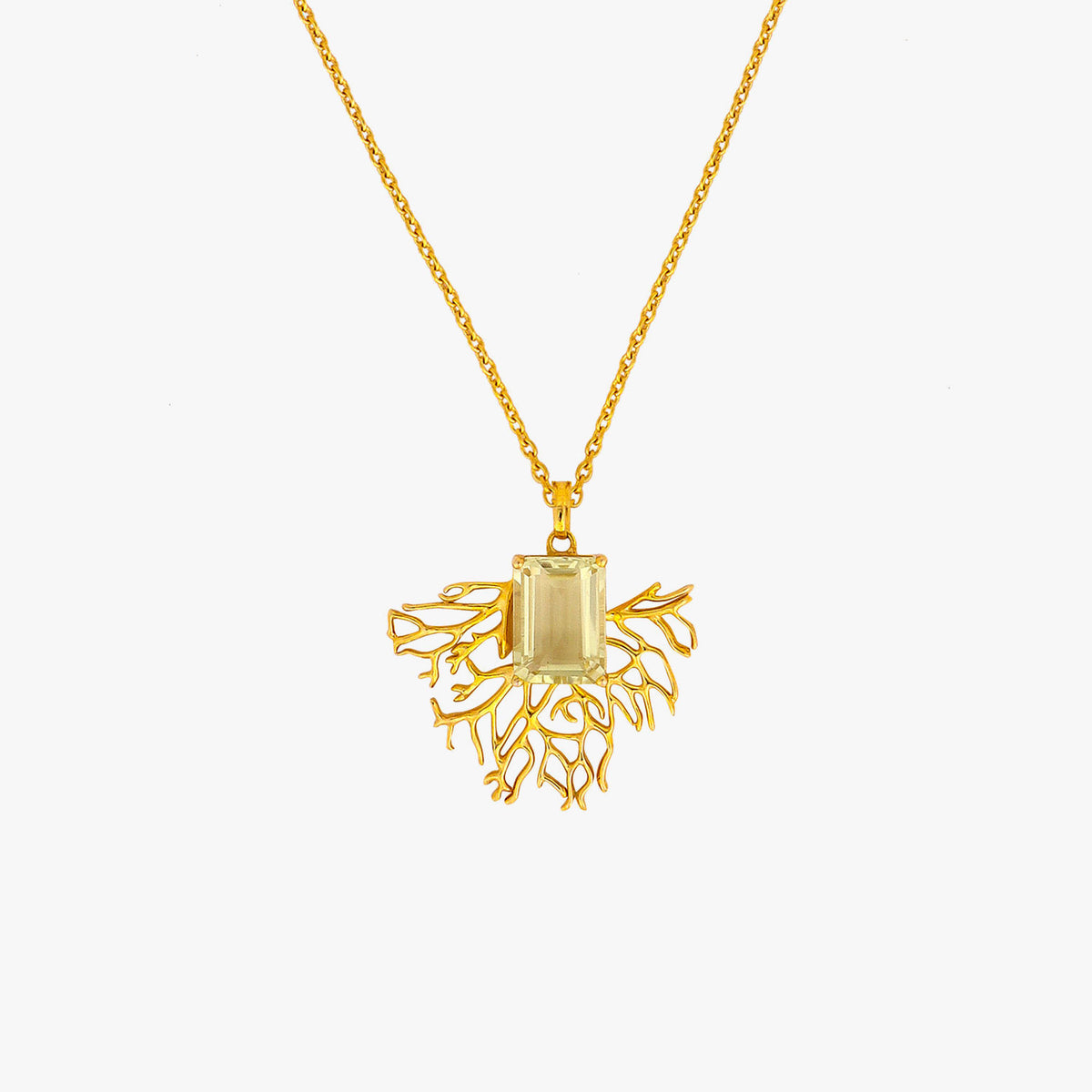 Lucy Silver Quartz Necklace
