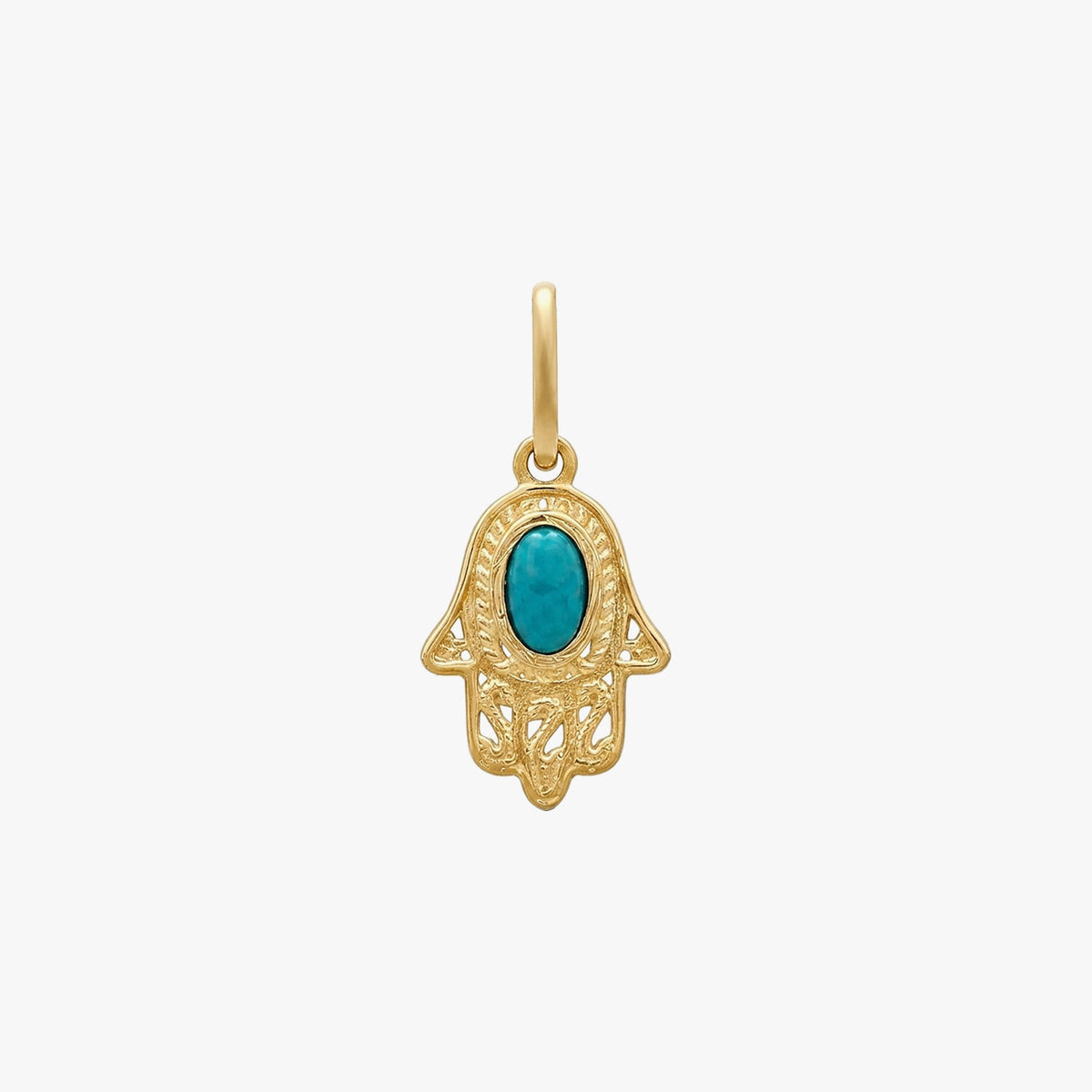 Lily Silver Turquoise Pendant
