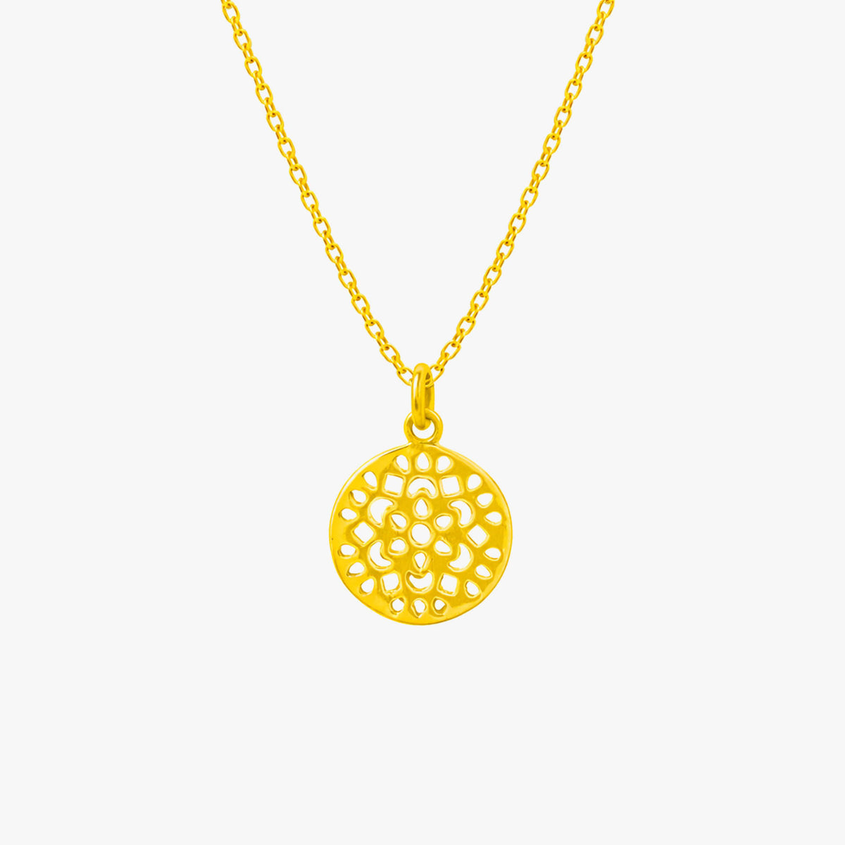 Rin Silver Floral Necklace