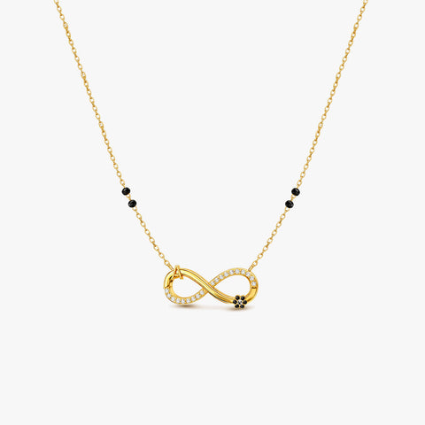 Oela Silver Mangalsutra