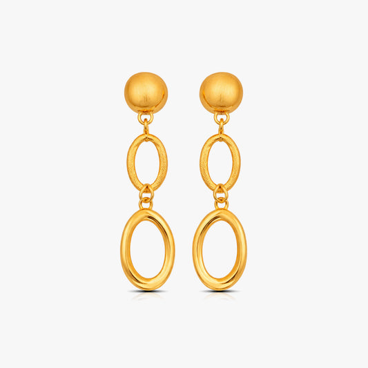 Cara Silver Organic Earrings