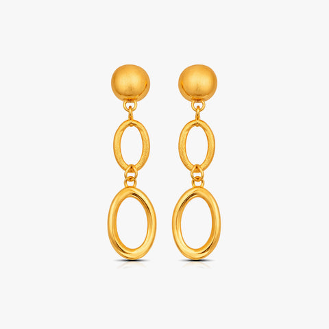Cara Silver Organic Earrings