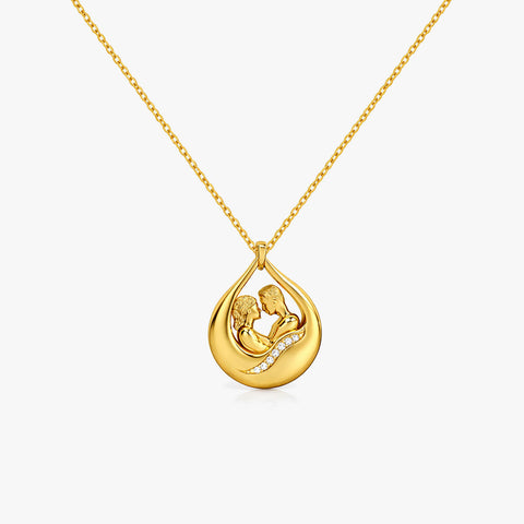 Aysa Silver Zirconia Necklace