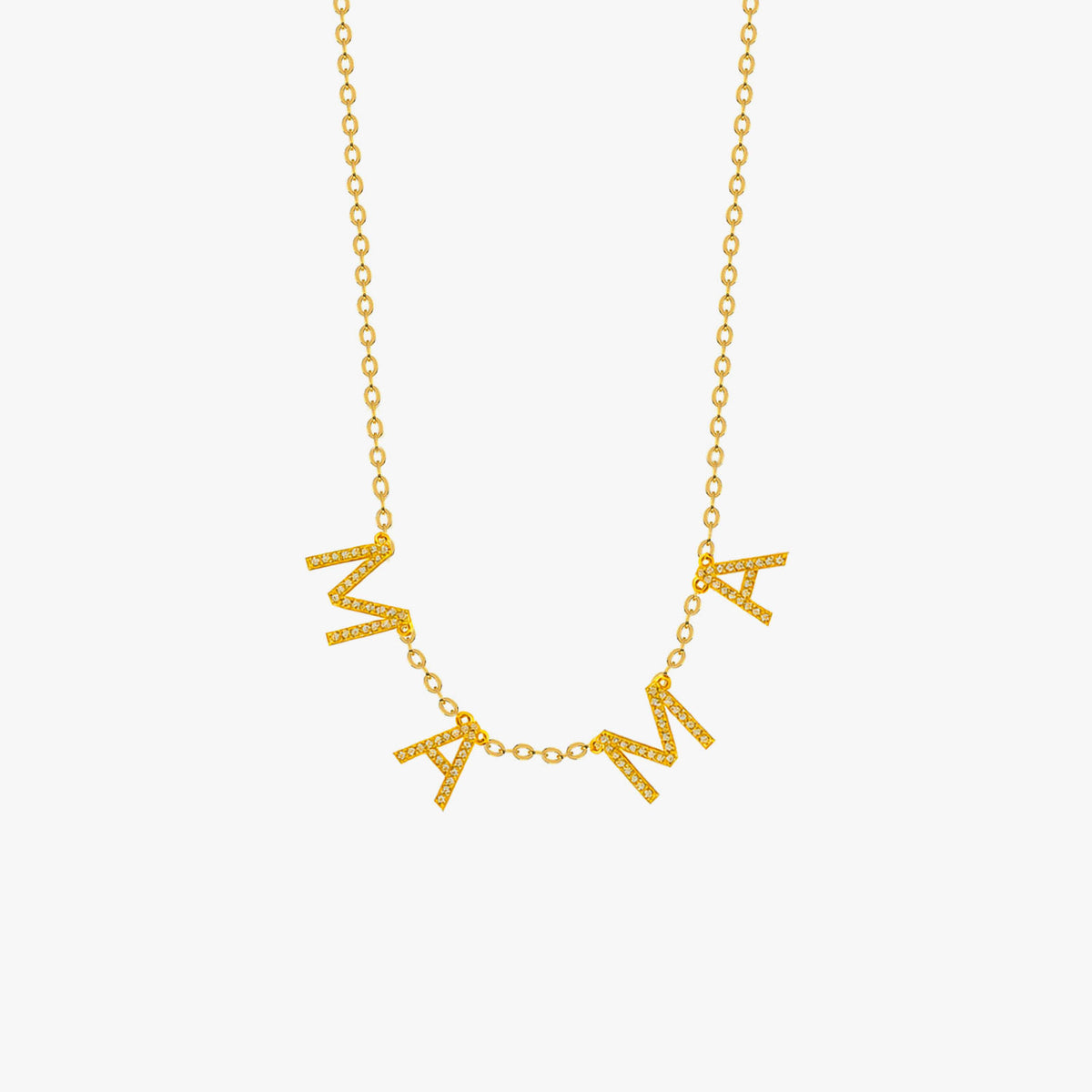 Mica Silver  Necklace