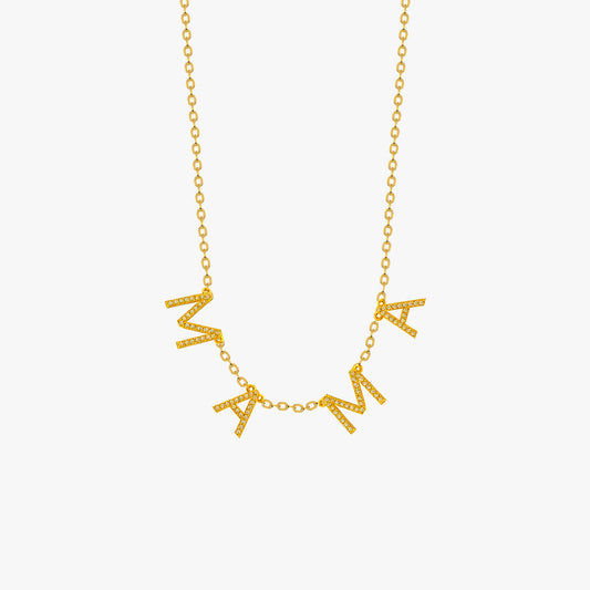 Mica Silver  Necklace