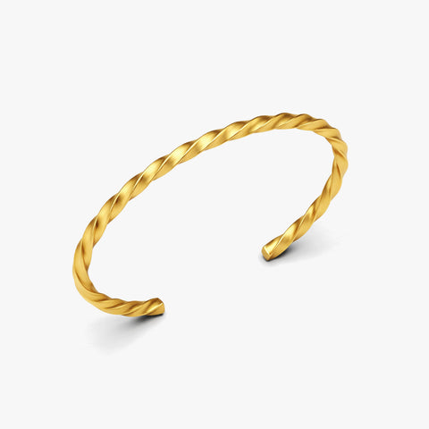 Ruby Silver Bangle Bracelet