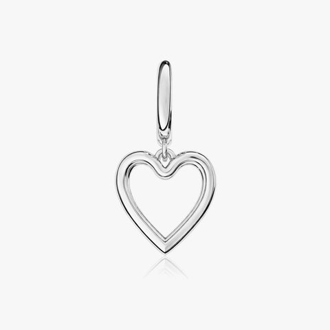 Peri Silver Heart Earrings