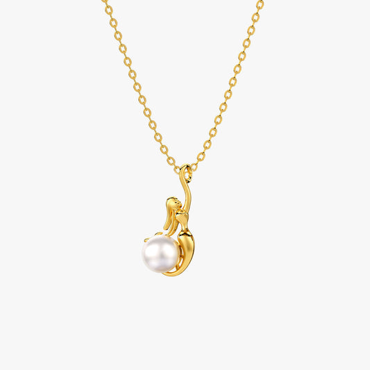 Wren Silver Pearl Necklace