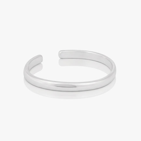 Loi Silver Cuff Bangle