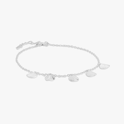Kate Silver Heart Bracelets
