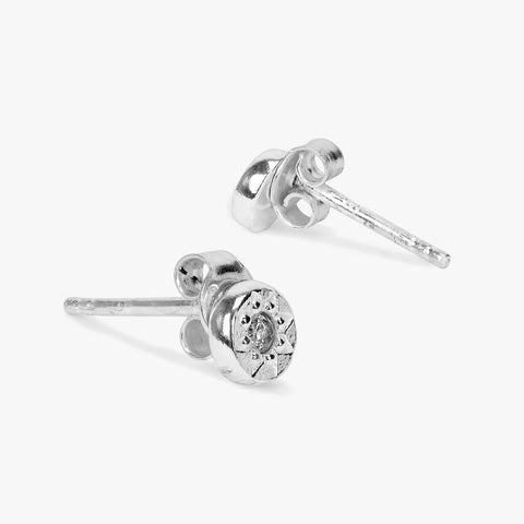 Zia Silver Zirconia Earrings