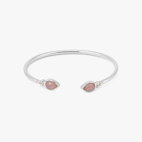 Sia Silver Quartz Bangle