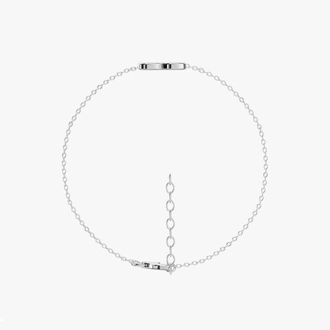 Euni Silver Heart Bracelet