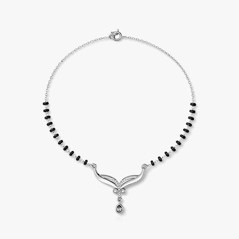 Aiko Silver Mangalsutra