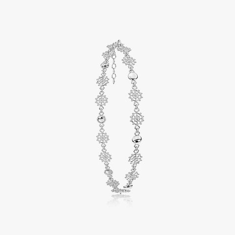 Xyla Silver Anklet