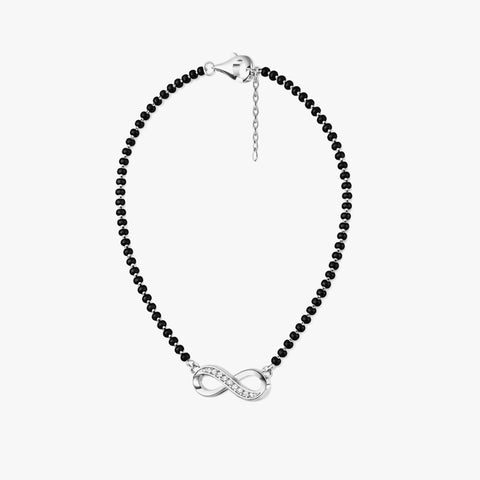 Skye Silver Mangalsutra