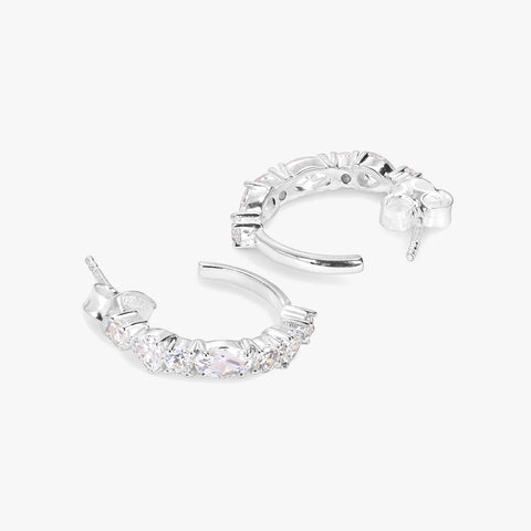 Jyra Silver Zirconia Earrings