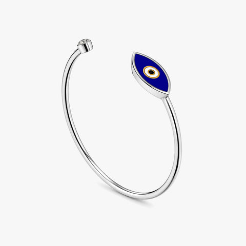 Faze Silver Evil Eye Bracelet