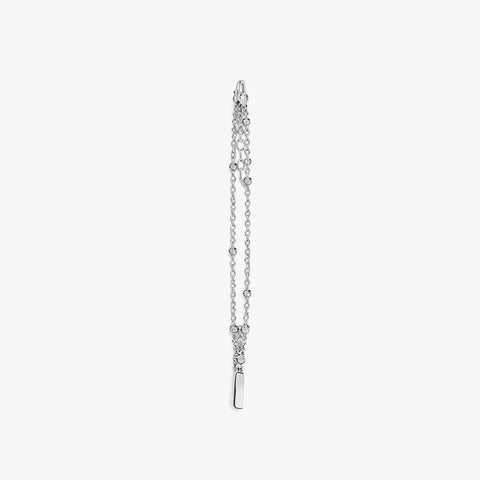 Iria Silver Anklet
