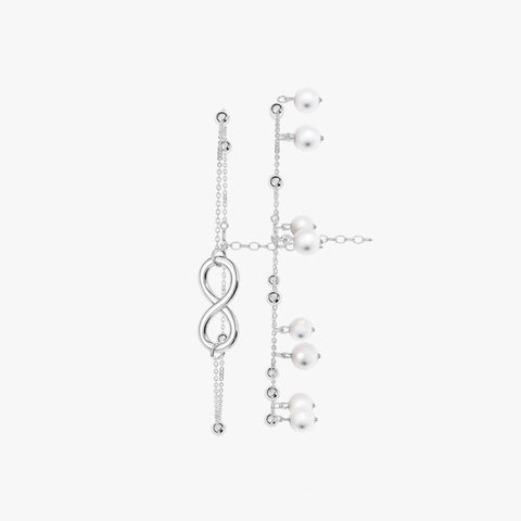 Eimi Silver Pearl Anklet