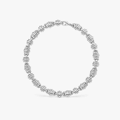 Jude Silver Bangle Bracelet