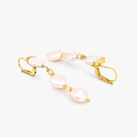 Orla Silver Pearl Earrings