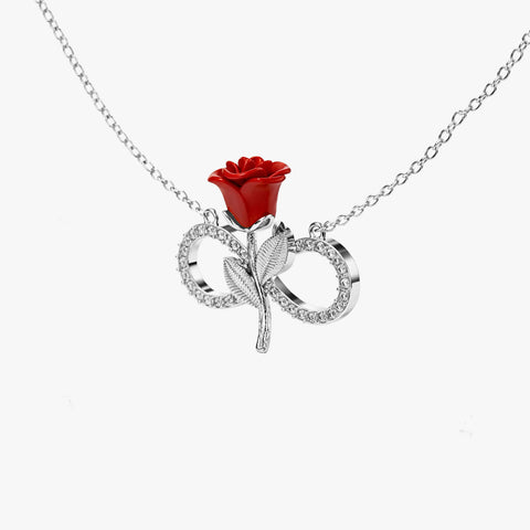 Mira Silver Zirconia Necklace