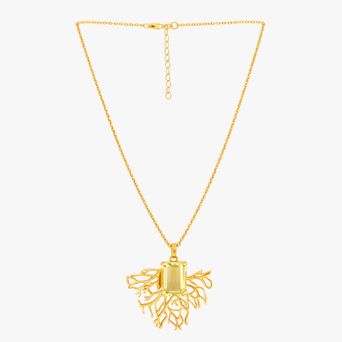Lucy Silver Quartz Necklace