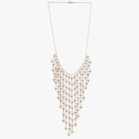 Fyn Silver Pearl Necklace