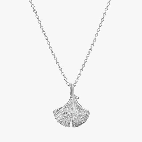 Ella Silver Texture Pendant