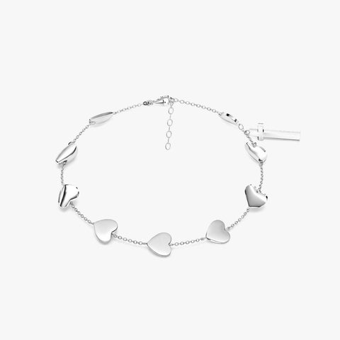 Huni Silver Heart Bracelet
