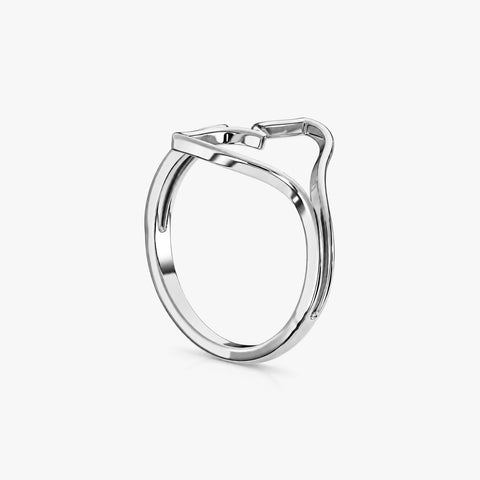 Poi Silver Adjustable Ring