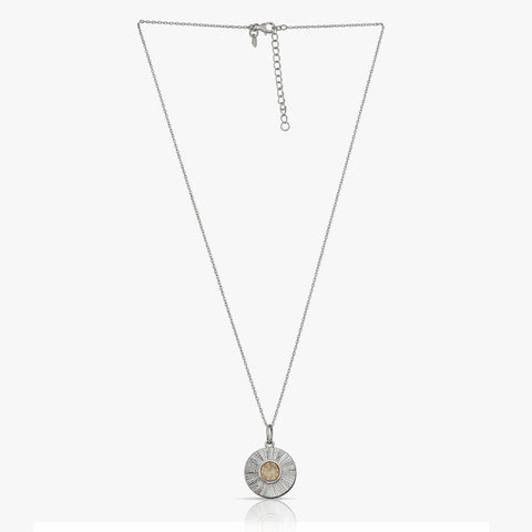 Thea Silver Labradorite Necklace