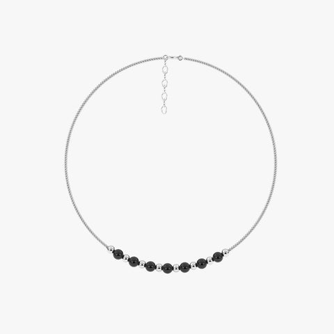 Rova Silver Beads Anklet
