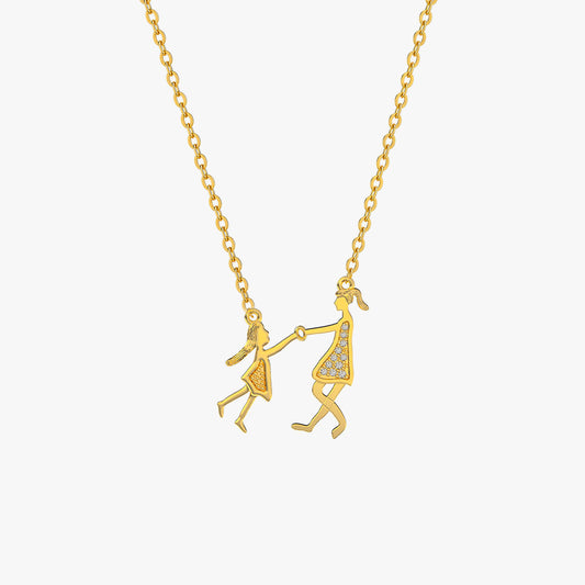 Zari Silver  Necklace