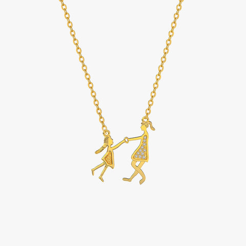 Zari Silver  Necklace